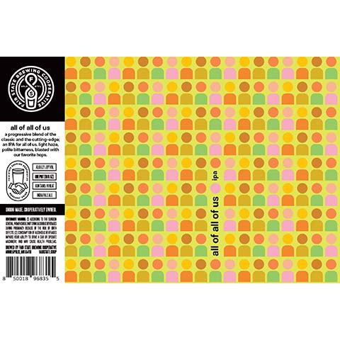 Fair State All Of All Of Us IPA by Fair State Brewing Cooperative, beer label
