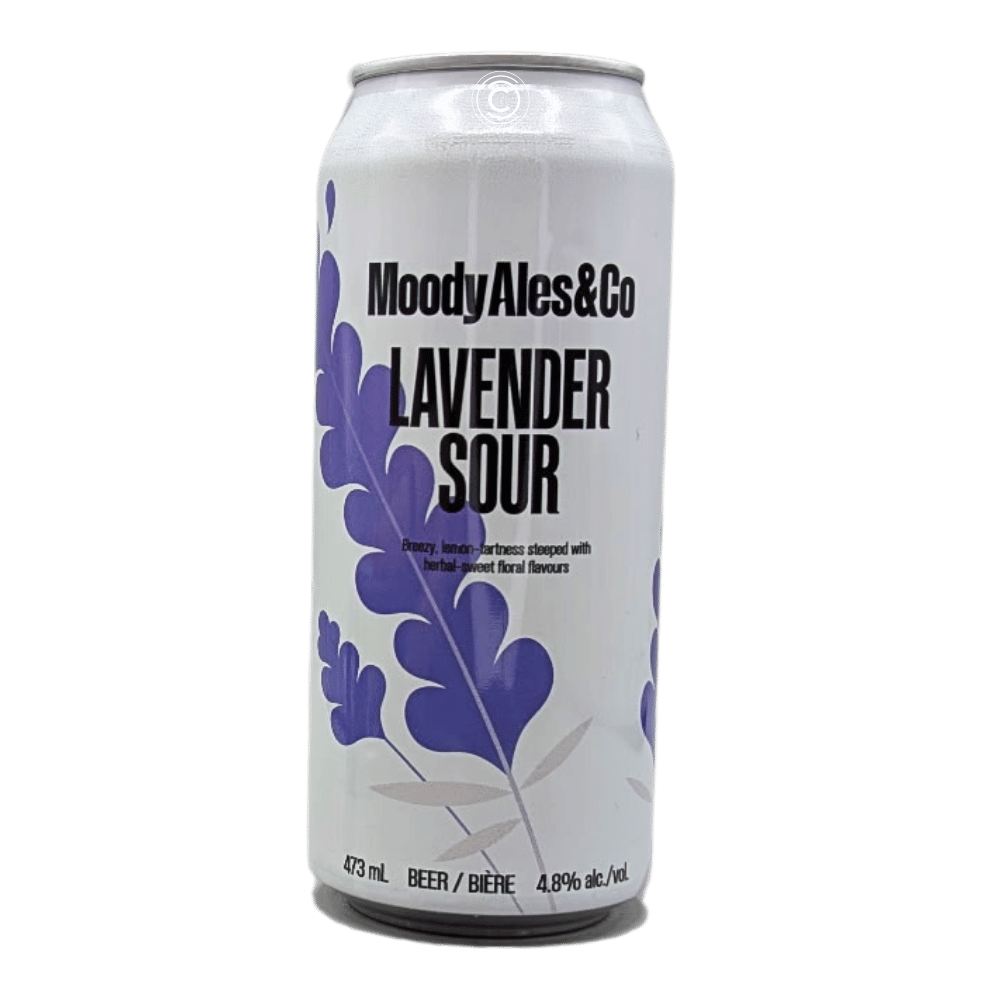 Co. Lavender Sour by Moody Ales Brewery, beer label