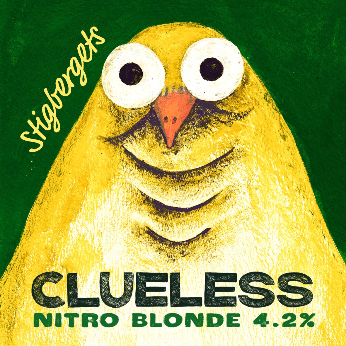 Clueless by Stigbergets Bryggeri, beer label