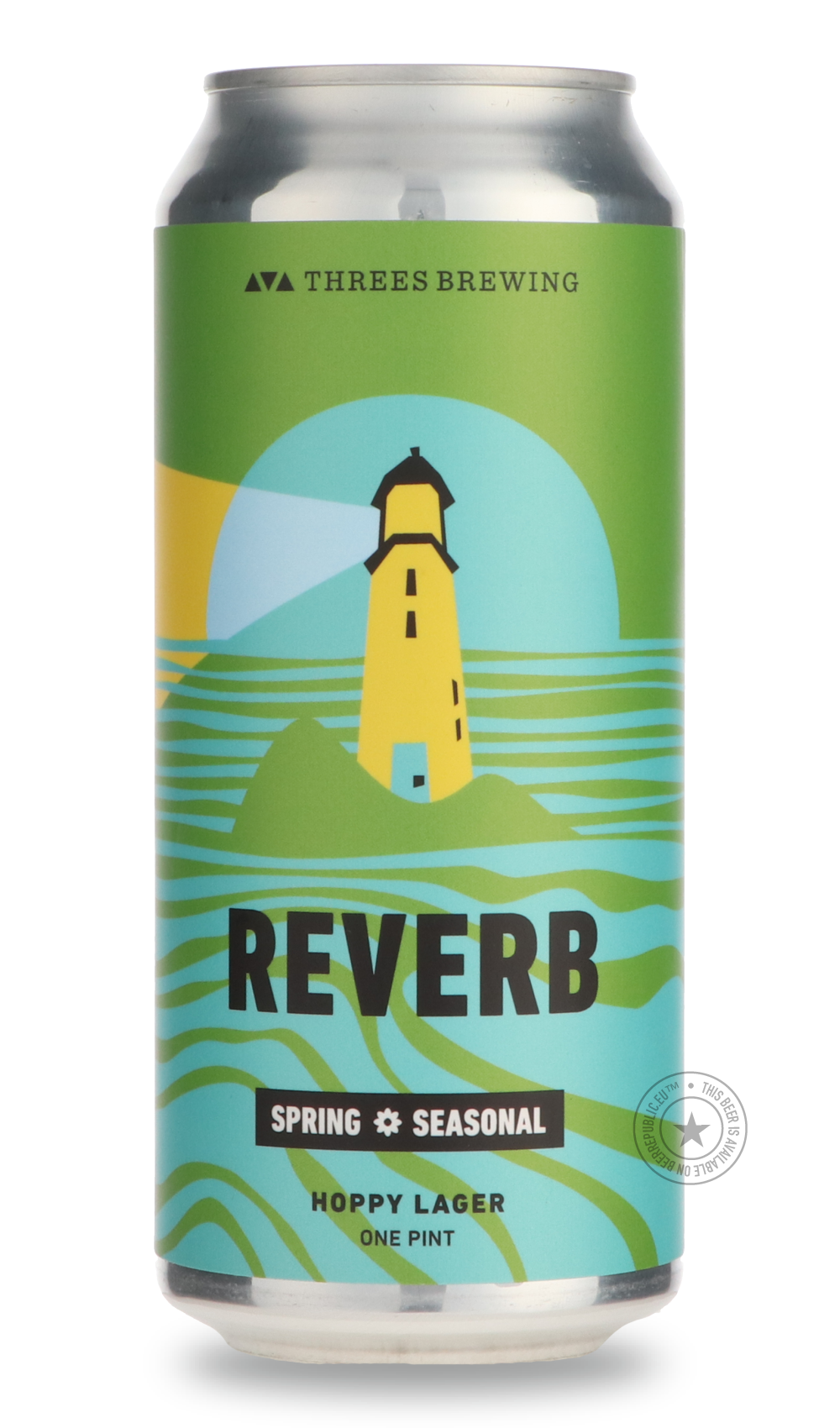 Reverb by Threes Brewing, beer label
