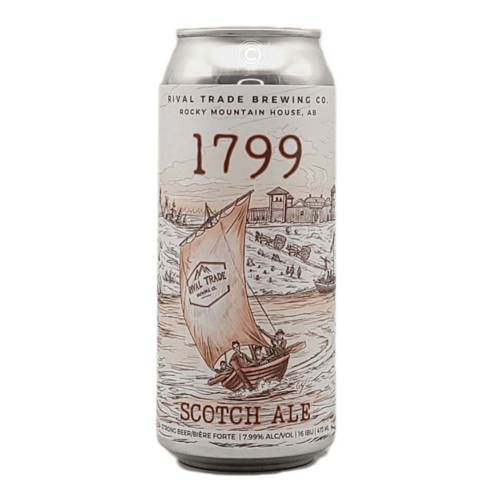 Co. 1799 Wee Heavy Scotch Ale by Rival Trade Brewing, beer label
