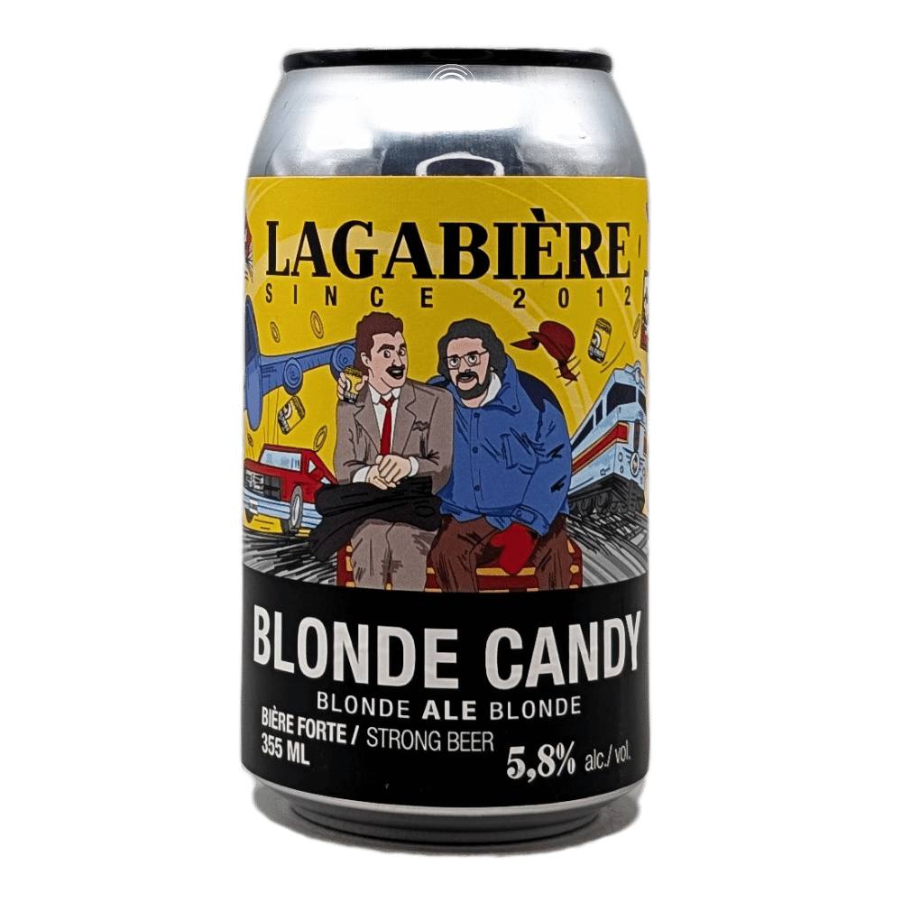 Blonde Candy Ale by Lagabière Microbrewery, beer label