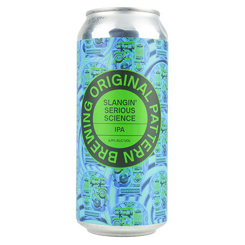 Original Pattern Slangin' Serious Science IPA by Original Pattern Brewing Company, beer label