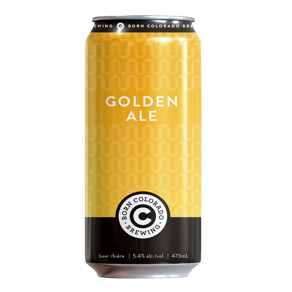 Golden Ale by Born Brewing Co., beer label