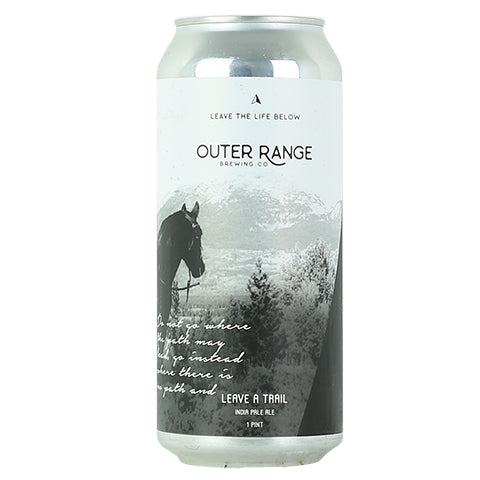Outer Range Leave A Trail IPA by Outer Range Brewing Co, beer label
