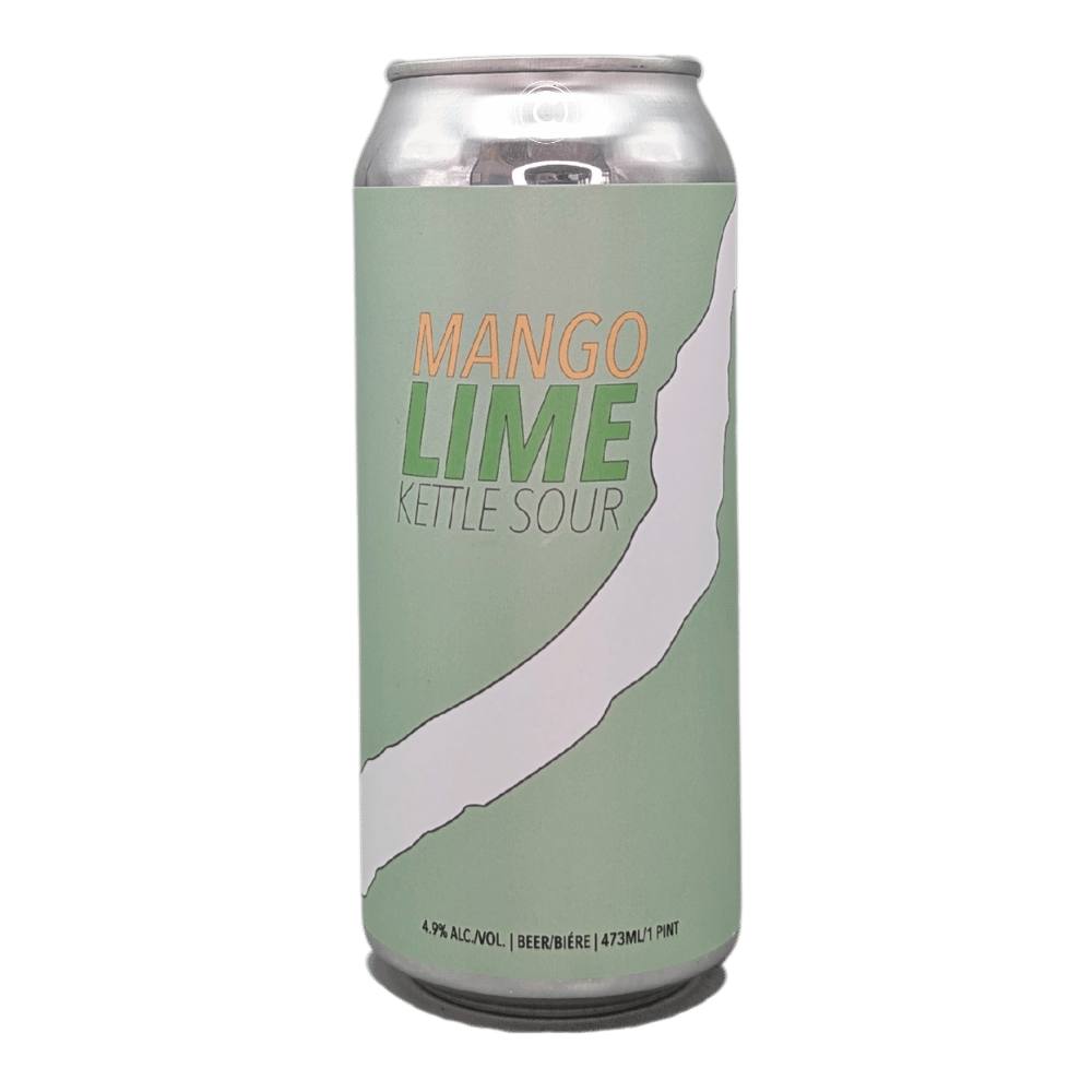 Mango Lime Kettle Sour by Sawback Brewing Co., beer label