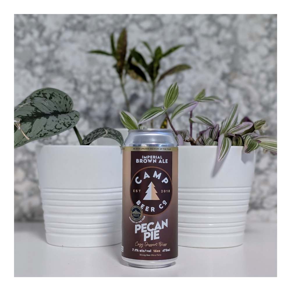 Pecan Pie Imperial Brown Ale by Camp Beer Co., beer label
