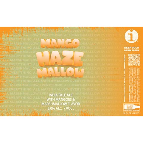 Imprint Beer Mango Maze Mallow IPA by Imprint Beer Company, beer label