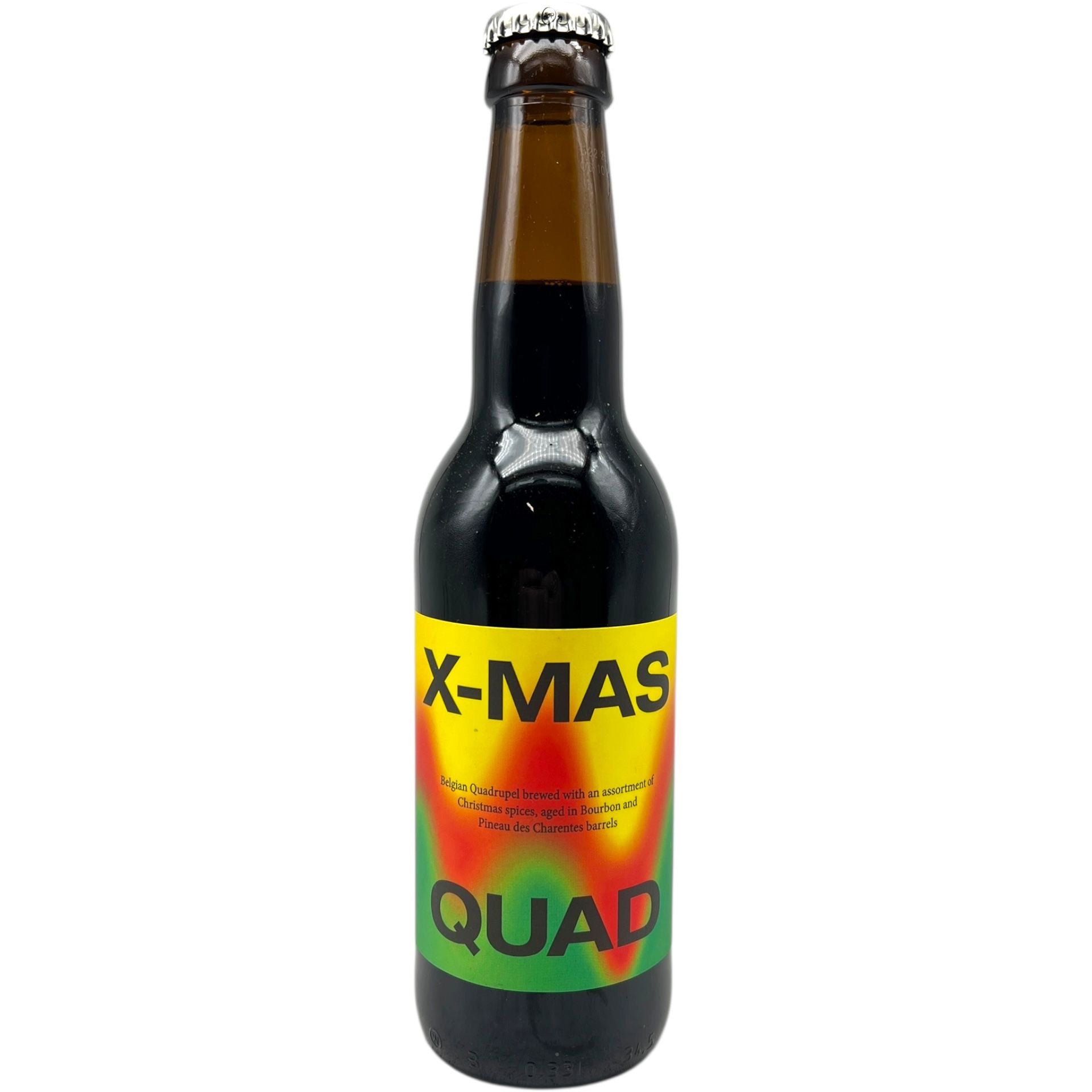 To Ol Xmas Quad BA 2025 by To Øl, beer label
