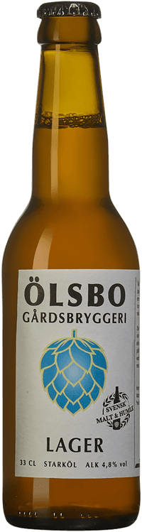 Lager by Ölsbo Gårdsbryggeri, beer label