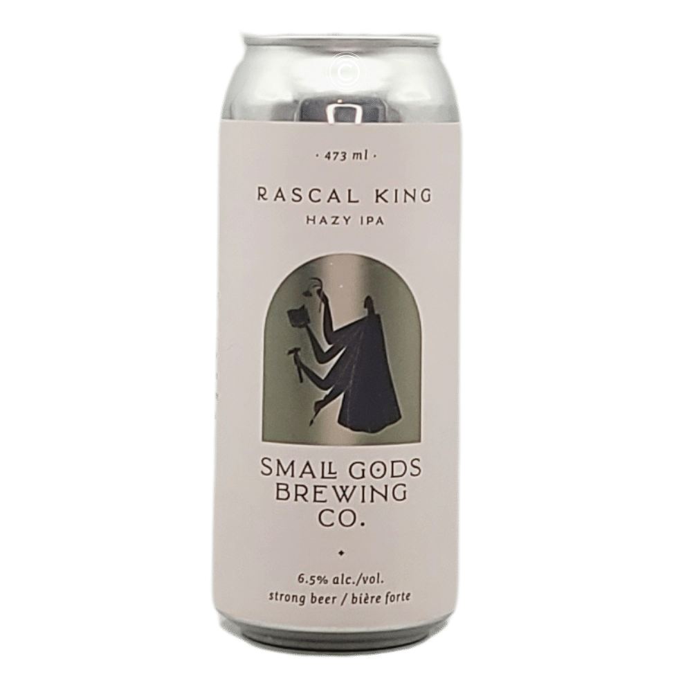 Rascal King Hazy IPA by Small Gods Brewing Co., beer label