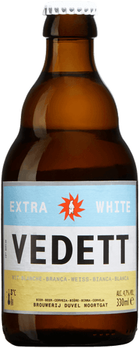 Vedett Wit by Duvel Moortgat, beer label