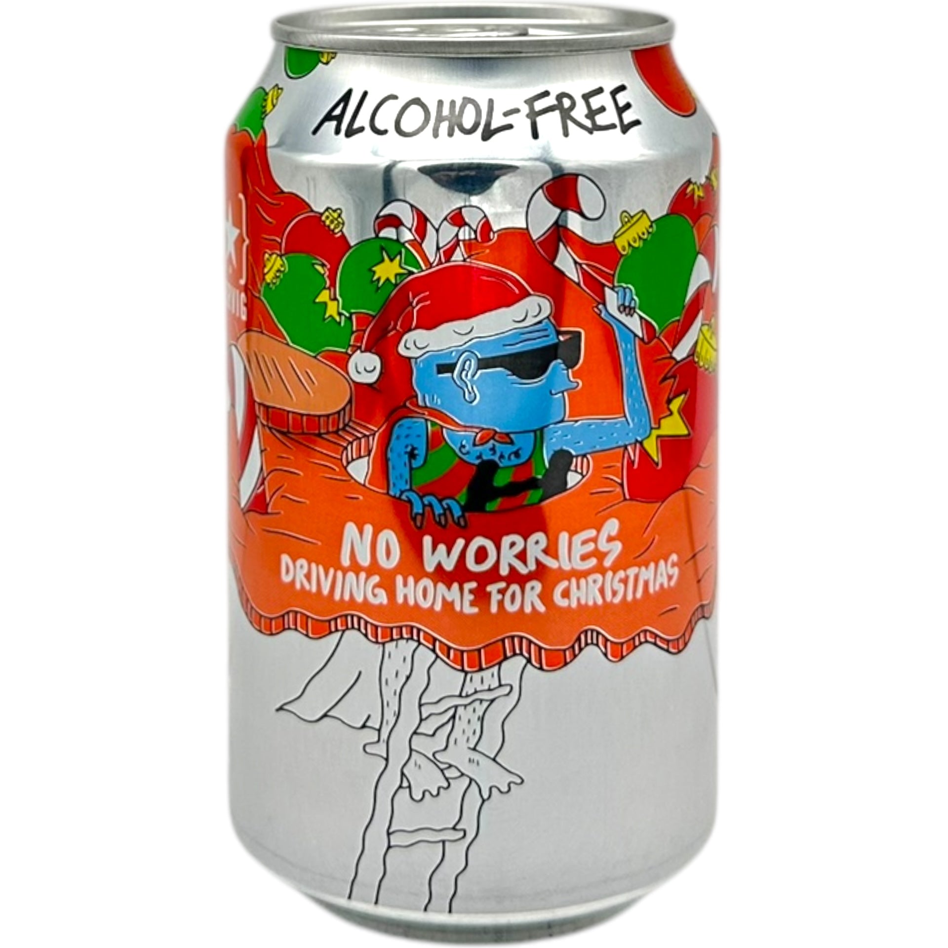 Lervig No Worries Driving Home For Christmas (Dark Ale) by LERVIG, beer label