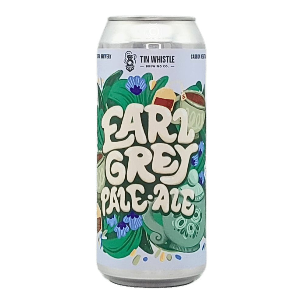 Earl Grey Pale Ale by Tin Whistle Brewing, beer label