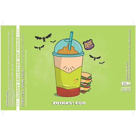 450 North Zoinks! Cup by 450 North Brewing Company, beer label