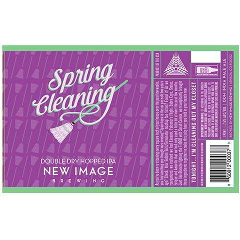 New Image Spring Cleaning DDH IPA by New Image Brewing Co, beer label