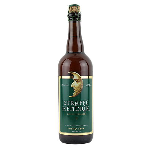 Straffe Hendrik Brugs Tripel Ale 9° by De Halve Maan, beer label