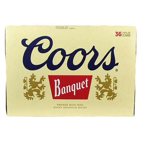 Coors Banquet by Adolph Coors Company, beer label