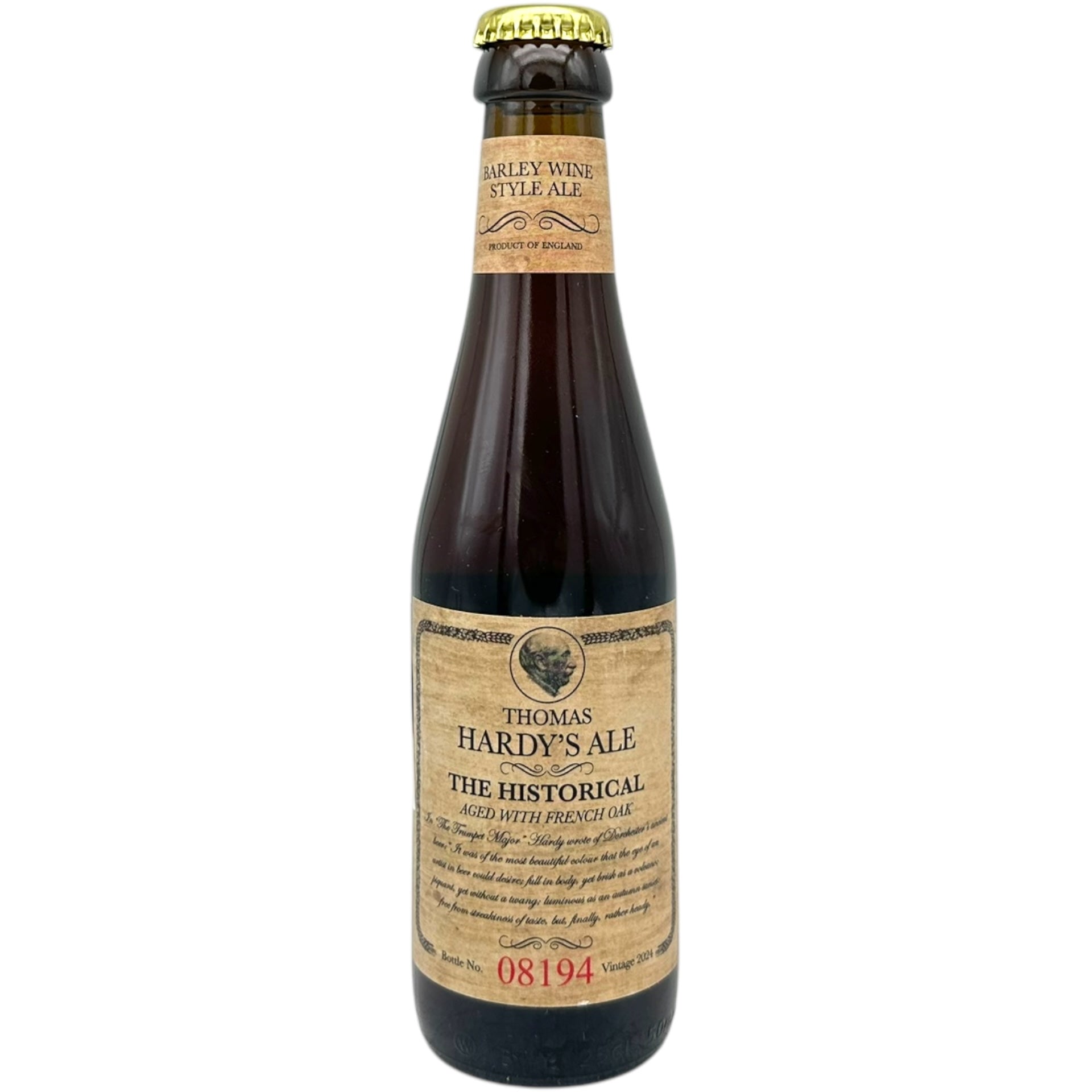 Thomas Hardy's Ale the Historical 2024 by Hepworth & Company Brewing Ltd, beer label