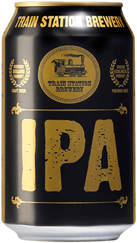 IPA by Train Station Brewery, beer label