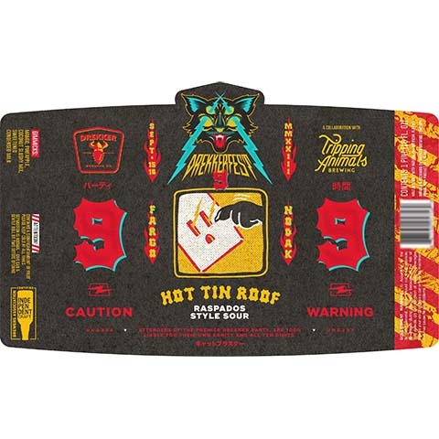 Drekker Hot Tin Roof - DrekkerFest 9 Release Sour by Drekker Brewing Company, beer label