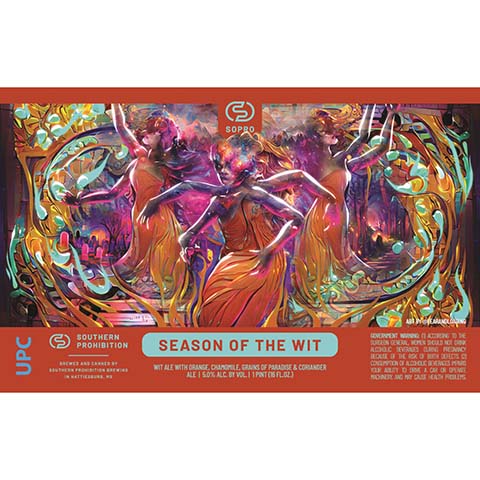 Southern Prohibition Season Of The Wit by Southern Prohibition Brewing, beer label