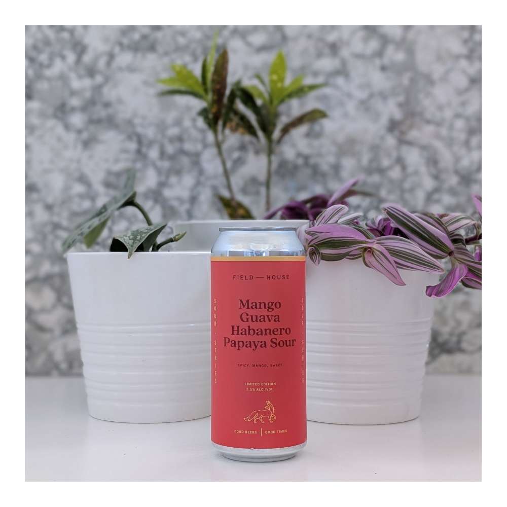 Mango Guava Habanero Sour by Field House Brewing Co., beer label