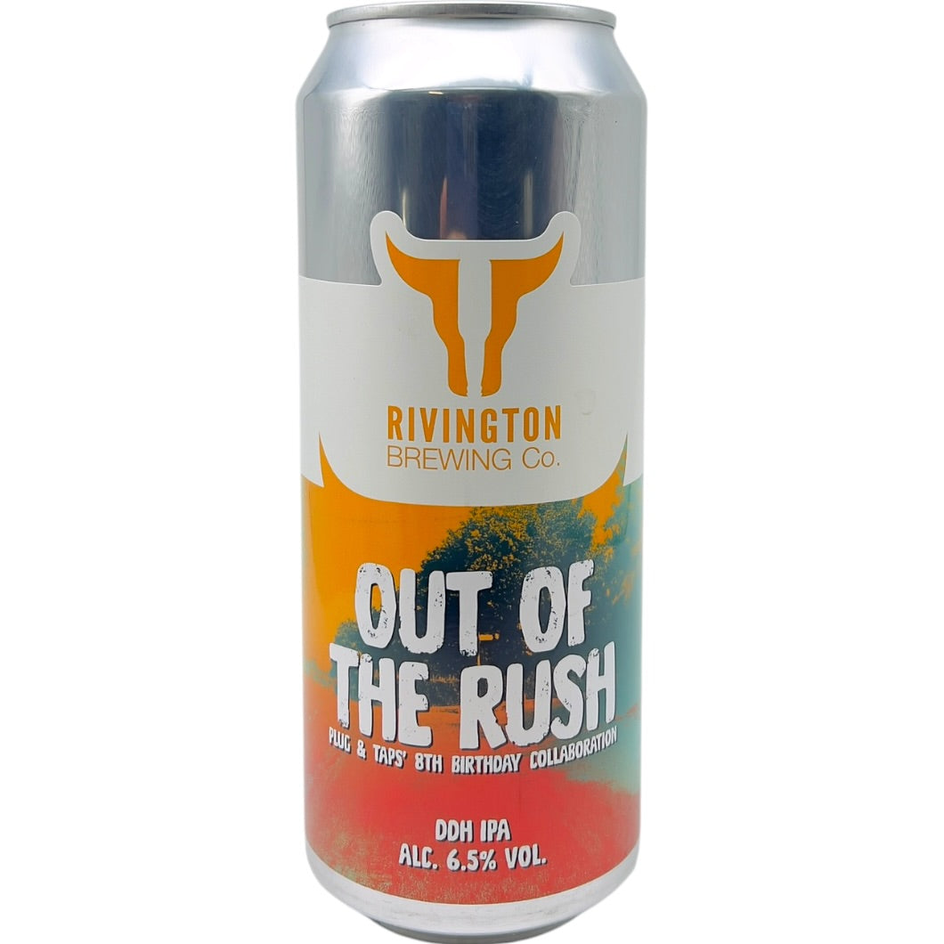 Rivington Out Of The Rush by Rivington Brewing Co., beer label