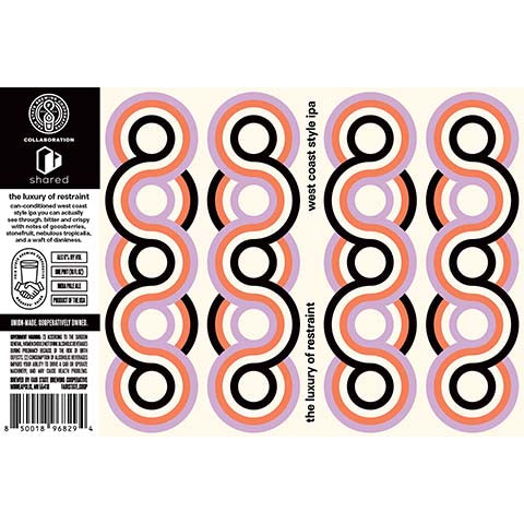 Fair State The Luxury of Restraint West Coast Style IPA by Fair State Brewing Cooperative, beer label