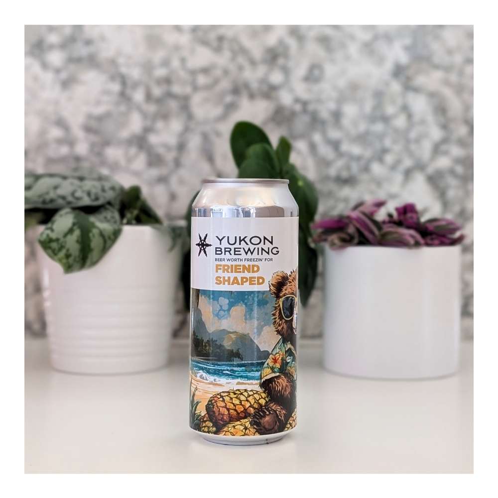 Friend Shaped Pineapple Wheat Ale by Yukon Brewing, beer label