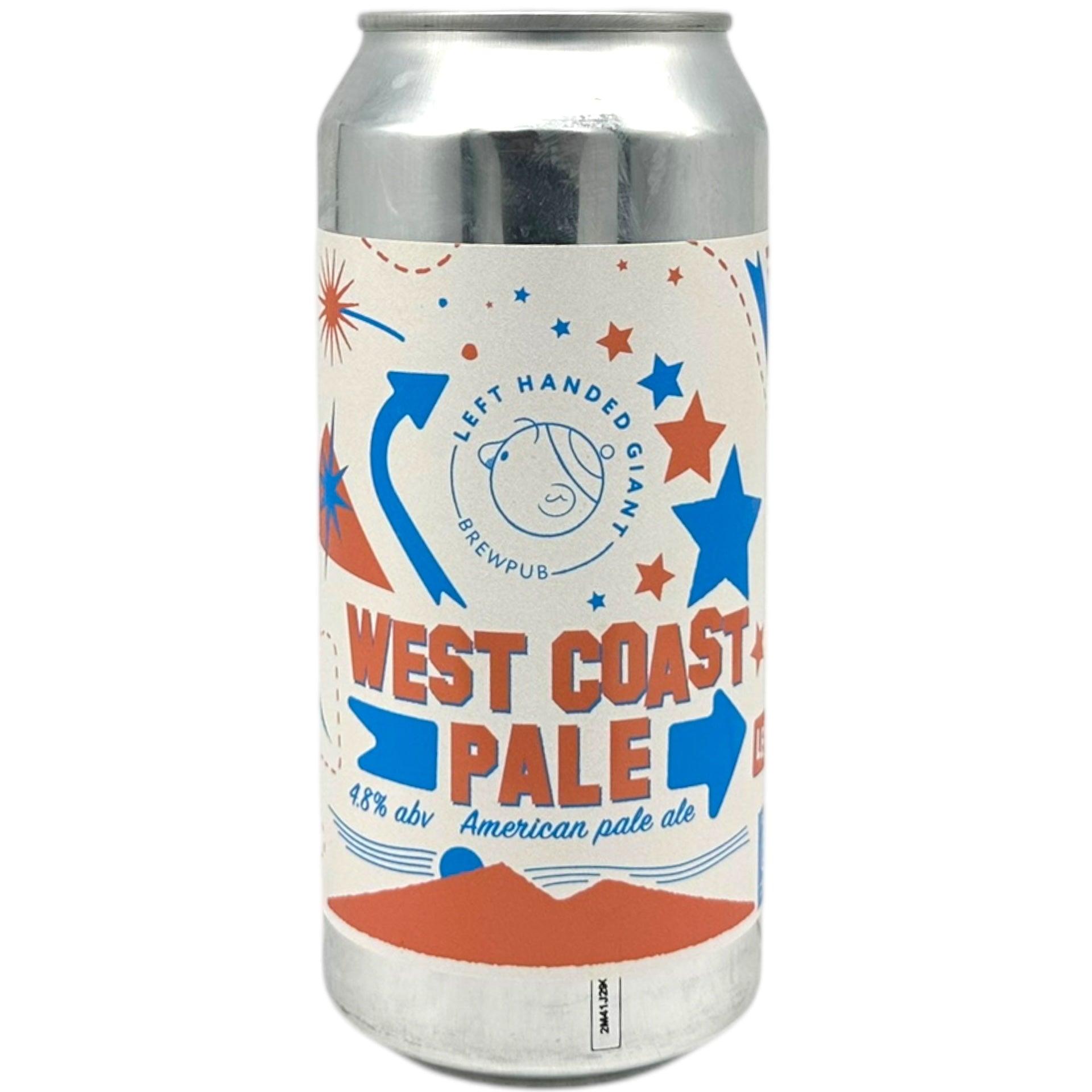 Left Handed Giant West Coast Pale by Left Handed Giant, beer label