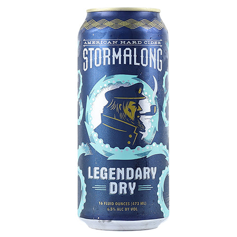 Stormalong Legendary Dry Cider by Stormalong Cider, beer label
