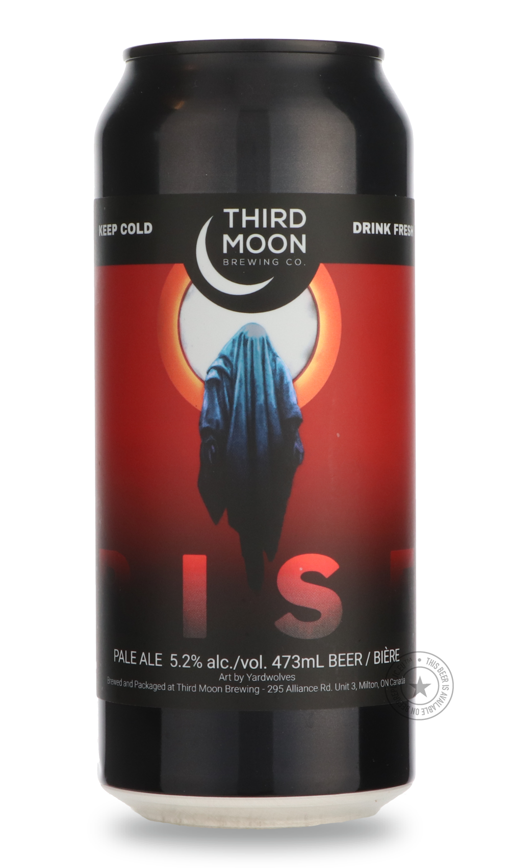 Rise by Third Moon, beer label