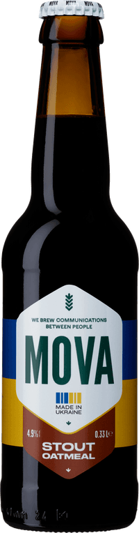 Mova Oatmeal by Mova and Co LLC, beer label