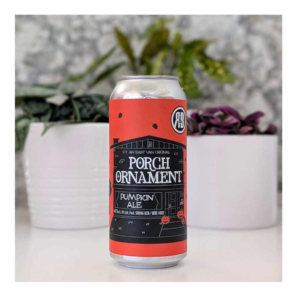 Porch Ornament Pumpkin Ale by R&B Brewing Company, beer label