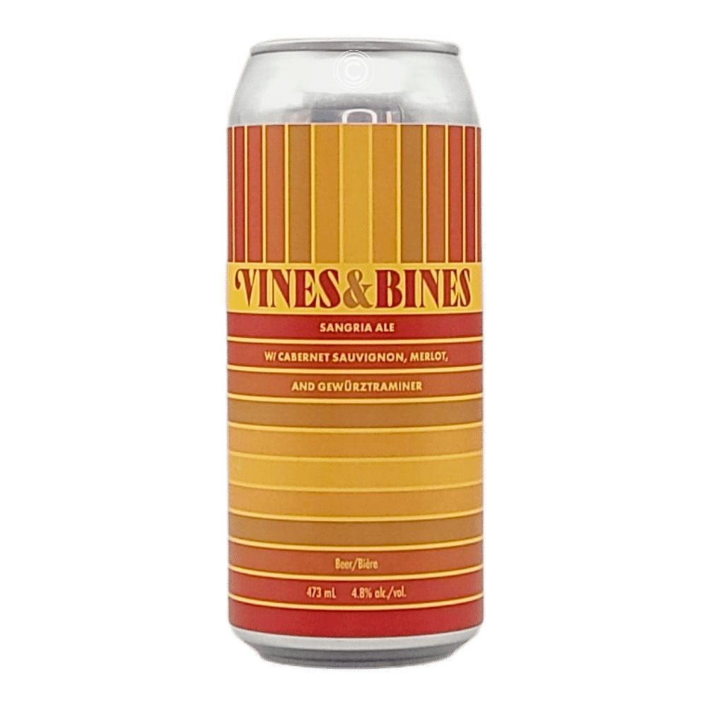 Vines & Bines: Sangria by Cabin Brewing Company, beer label