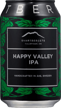 Happy Valley by Svartbergets Fjällbryggeri, beer label