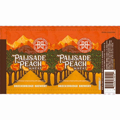 Breckenridge Palisade Peach Wheat Ale by Breckenridge Distillery, beer label