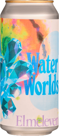 Water Worlds by Elmeleven AB, beer label