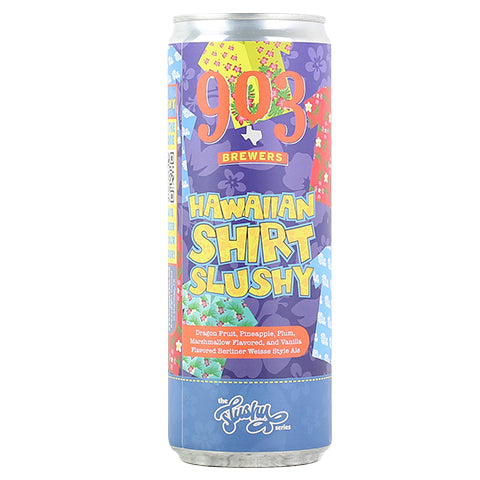 903 Brewers Hawaiian Shirt Slushy Berliner Weisse Ale by 903 Brewers, beer label