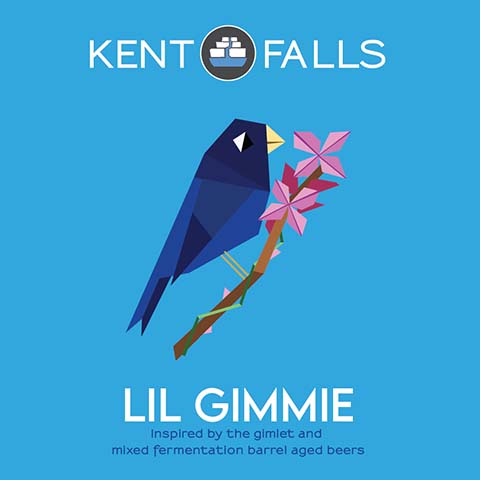 Kent Falls Lil Gimmie Wheat Beer by Kent Falls Brewing Company, beer label