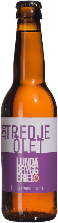 Det Tredje Ölet by Lundabryggeriet, beer label