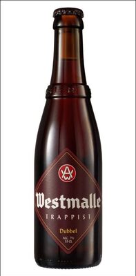 Dubbel Trappist by Westmalle Brewery, beer label