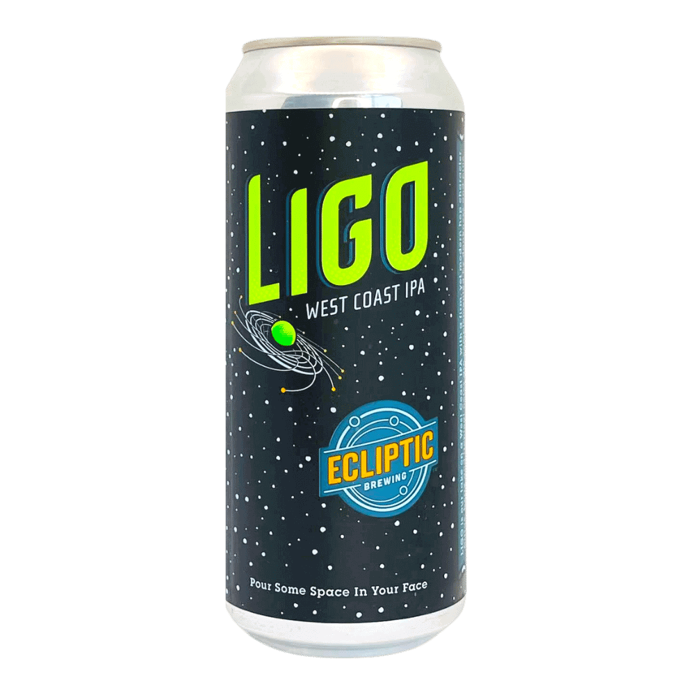 Ligo West Coast IPA by Ecliptic Brewing, beer label