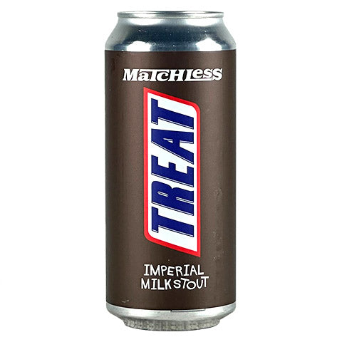 Matchless Treat Imperial Milk Stout by Matchless Brewing, beer label
