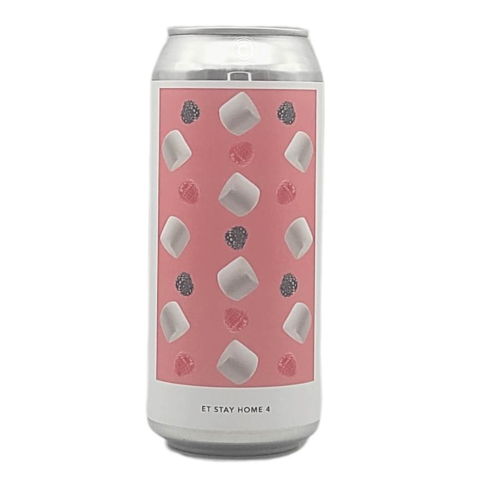 ET Stay Home 4 - Raspberry, Blackberry, Marshmallow Sour by Evil Twin Brewing NYC, beer label