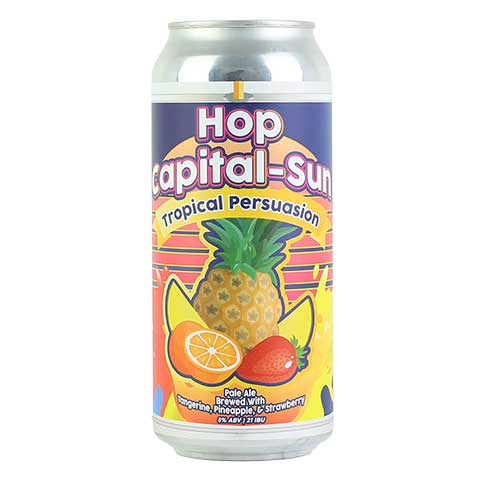 Hop Capital-Sun Tropical Persuasion Pale Ale by Hop Capital Brewing, beer label