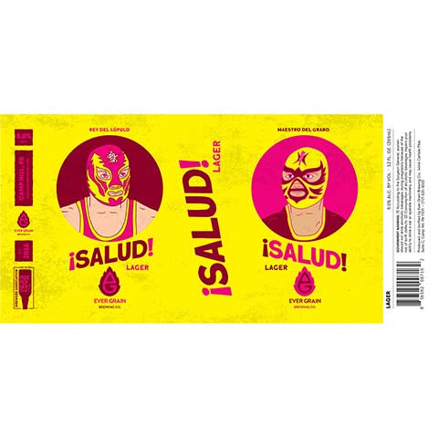 Ever Grain Salud Lager by Ever Grain Brewing Co, beer label