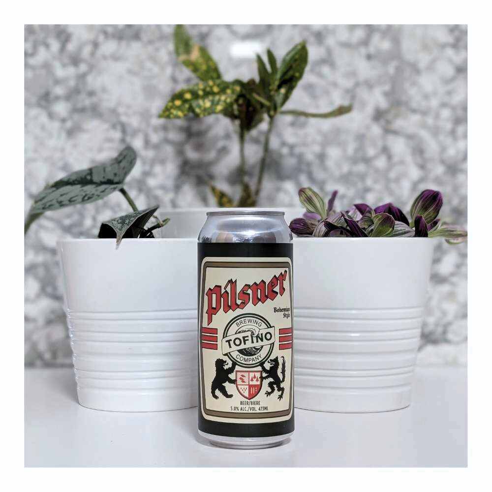 Pilsner by Tofino Brewing Co., beer label