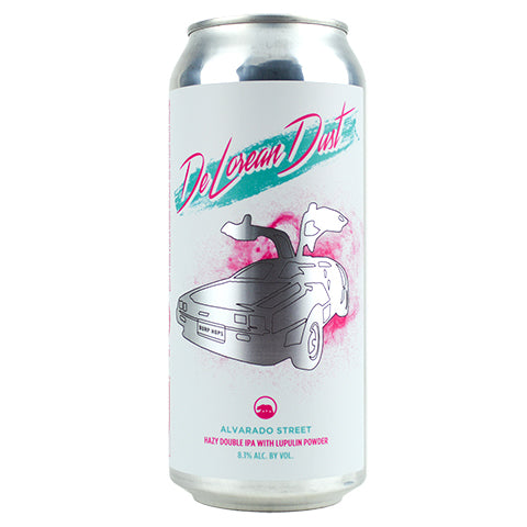 Alvarado Street DeLorean Dust IPA by Alvarado Street Brewery, beer label